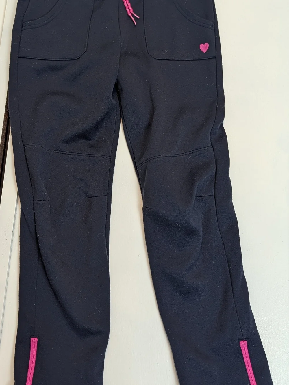OshKosh B'gosh Black Jogger Pants with Pink Accents